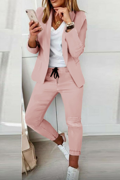 Conjunto de traje casual y de moda (10 colores)