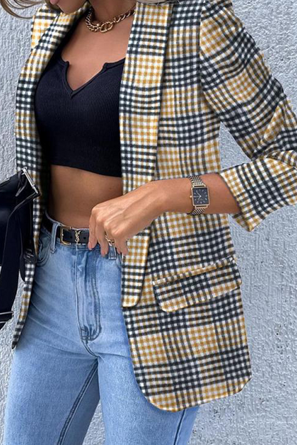 Prendas de abrigo de cuello vuelto con parches lisos de moda (7 colores)
