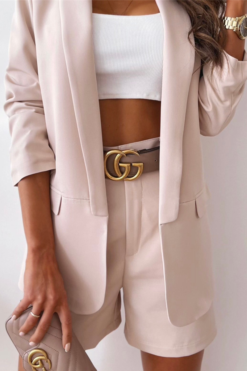 Prendas de abrigo de cuello vuelto con parches lisos de moda (7 colores)