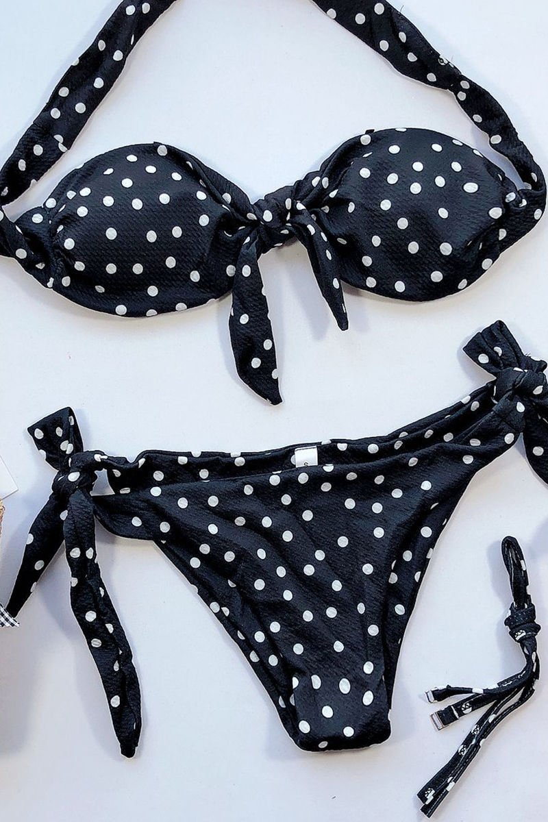Trajes de baño sexys con estampado de lunares (4 colores)