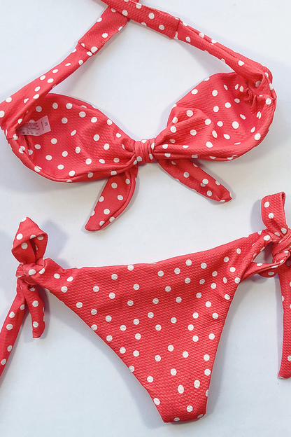 Trajes de baño sexys con estampado de lunares (4 colores)