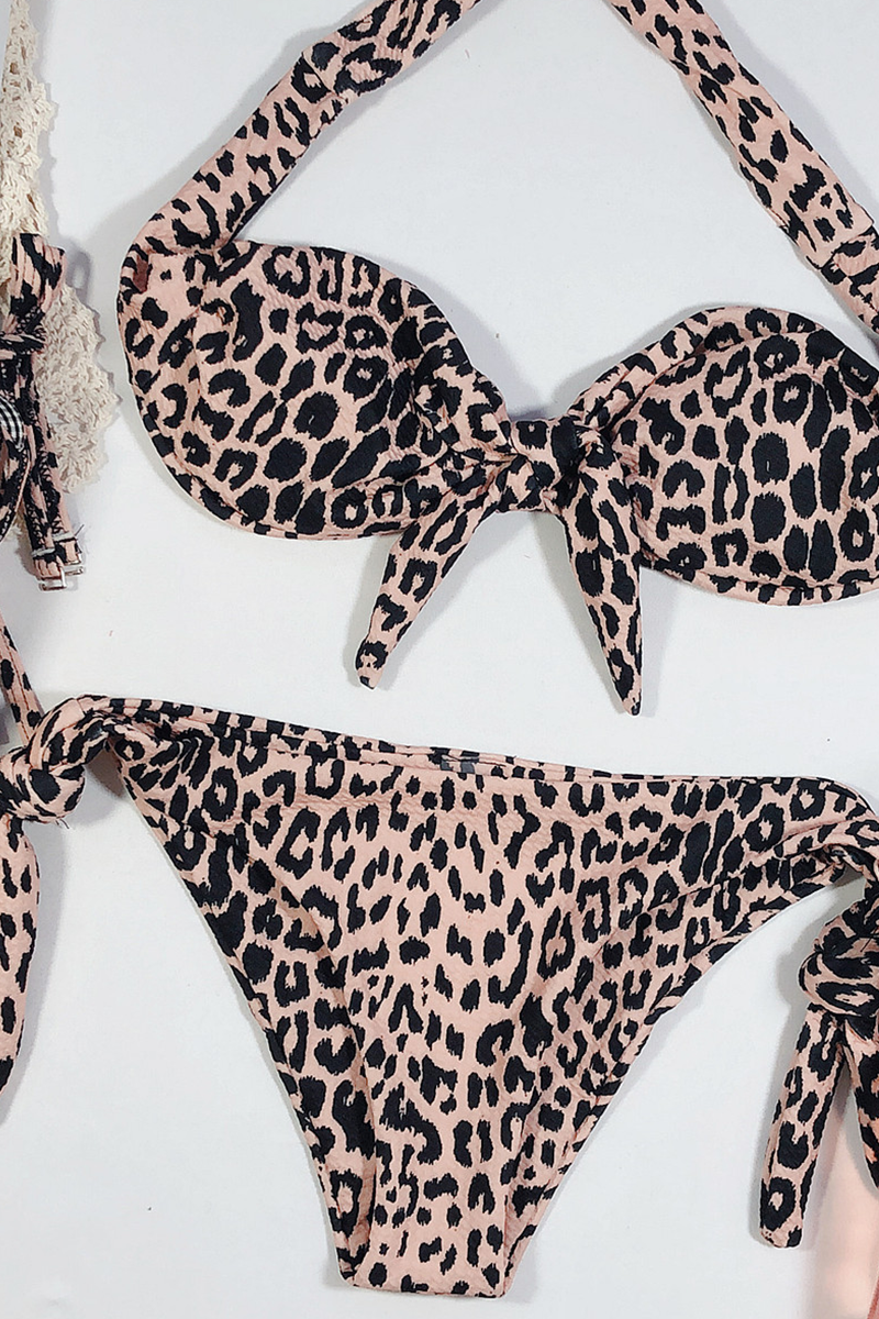 Trajes de baño sexys con estampado de lunares (4 colores)