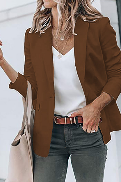 Prendas de abrigo de cuello vuelto lisas de moda (11 colores)