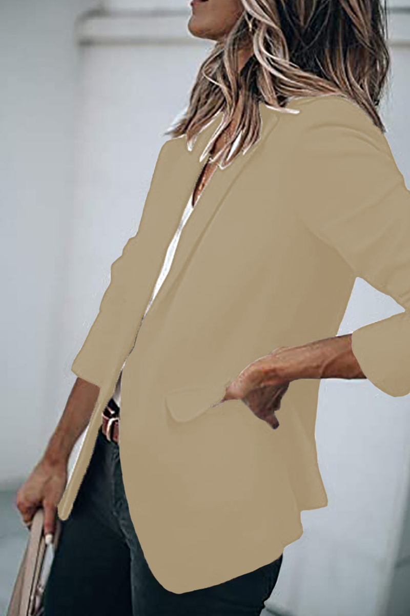 Prendas de abrigo de cuello vuelto lisas de moda (11 colores)
