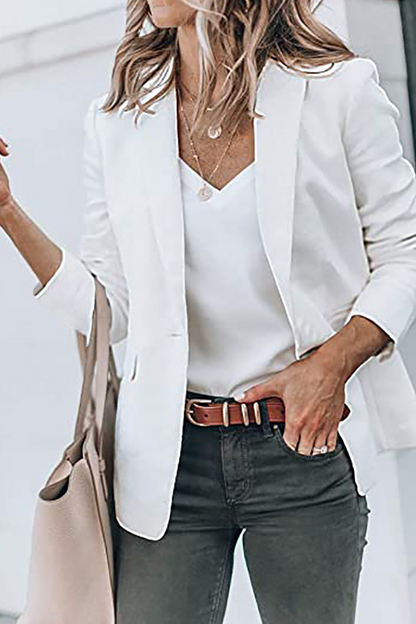 Prendas de abrigo de cuello vuelto lisas de moda (11 colores)