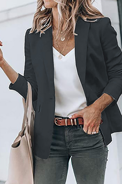 Prendas de abrigo de cuello vuelto lisas de moda (11 colores)