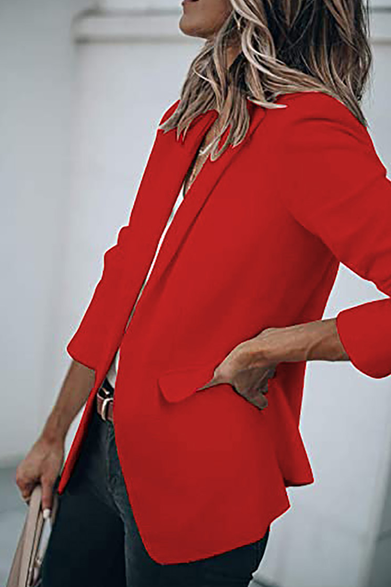Prendas de abrigo de cuello vuelto lisas de moda (11 colores)
