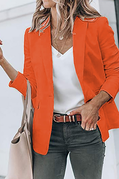Prendas de abrigo de cuello vuelto lisas de moda (11 colores)