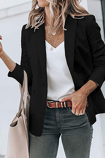 Prendas de abrigo de cuello vuelto lisas de moda (11 colores)