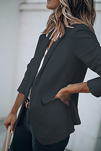 Prendas de abrigo de cuello vuelto lisas de moda (11 colores)
