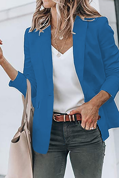 Prendas de abrigo de cuello vuelto lisas de moda (11 colores)