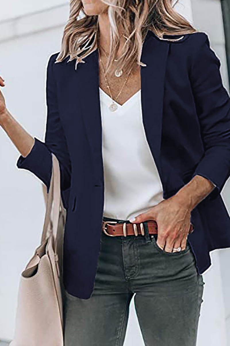 Prendas de abrigo de cuello vuelto lisas de moda (11 colores)