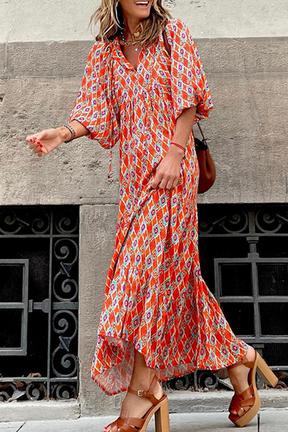 Vestidos rectos con estampado casual (3 colores)