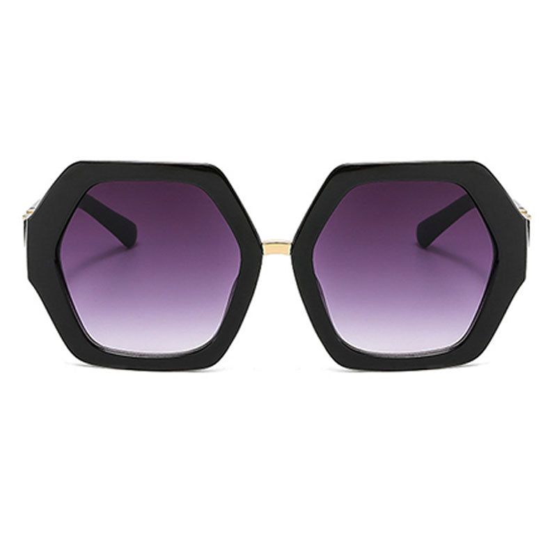 Gafas de sol casuales de moda con parches sólidos
