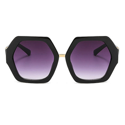 Gafas de sol casuales de moda con parches sólidos