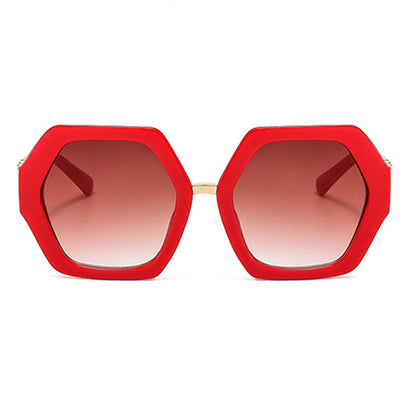 Gafas de sol casuales de moda con parches sólidos