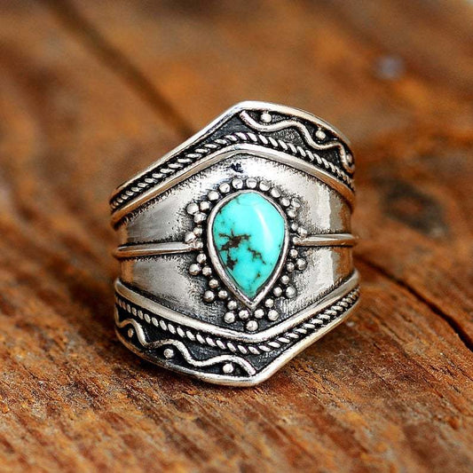 Anillos asimétricos de patchwork liso de calle