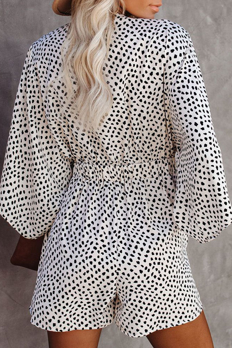 Mono holgado con cuello en V y estampado de rayas elegante a la moda (6 colores)