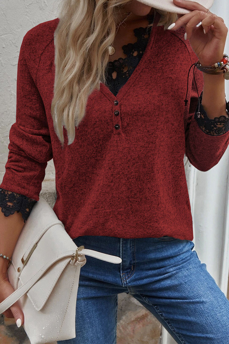 Suéteres casuales de moda con cuello en V (7 colores)