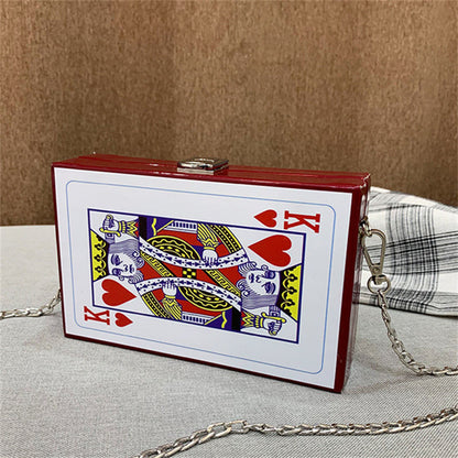 Bolsos de moda informales con estampado de patchwork y cadenas