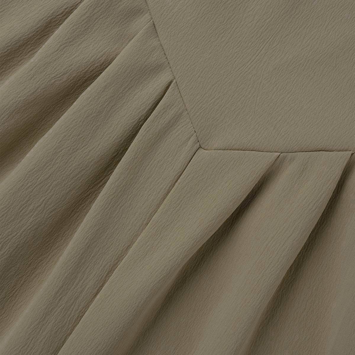 Mono informal holgado con cuello cuadrado y bolsillos (13 colores)