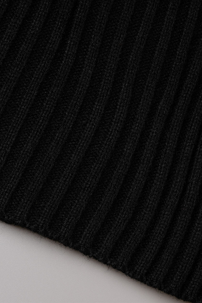 Vestidos rectos casuales con cuello vuelto y parches lisos (4 colores)