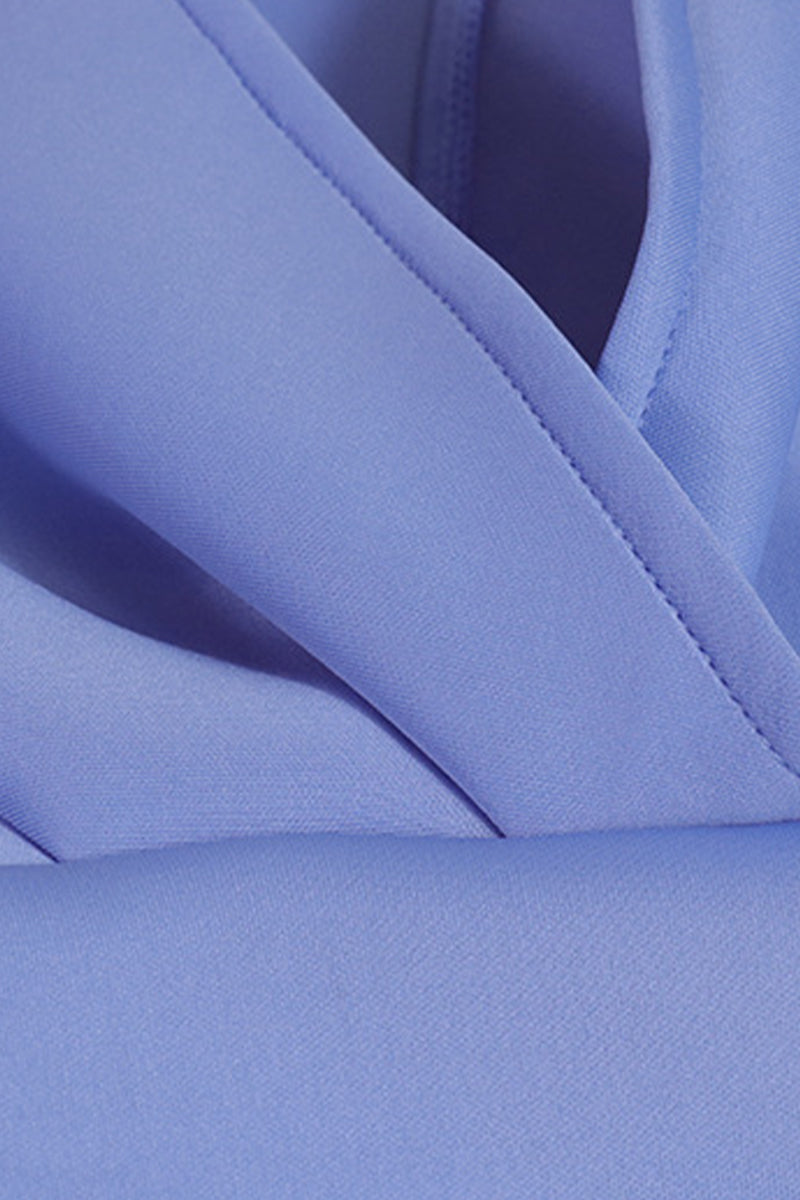 Elegante vestido de falda de un solo paso con escote en V sólido (2 colores)