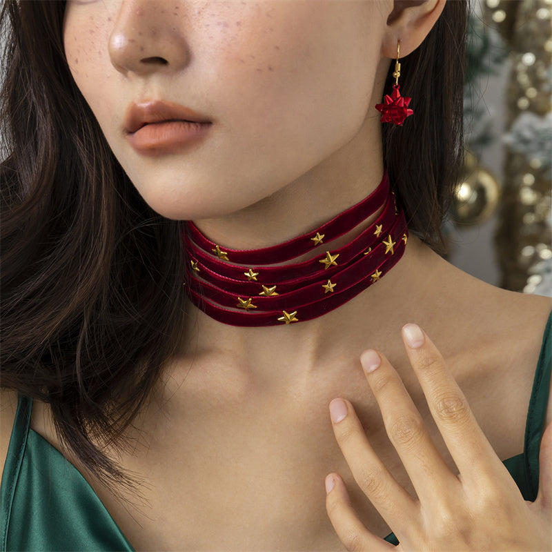 Fiesta diaria Las estrellas Collares Patchwork