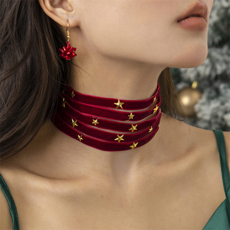 Fiesta diaria Las estrellas Collares Patchwork