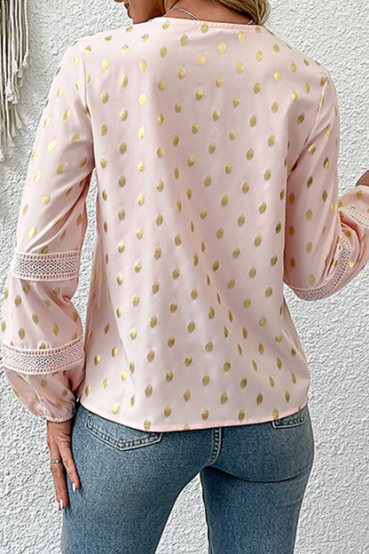 Tops de cuello en V ahuecados de color liso de calle