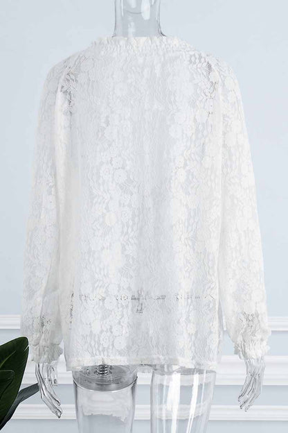 Blusa elegante de cuello en V con parches sólidos a la moda (4 colores)