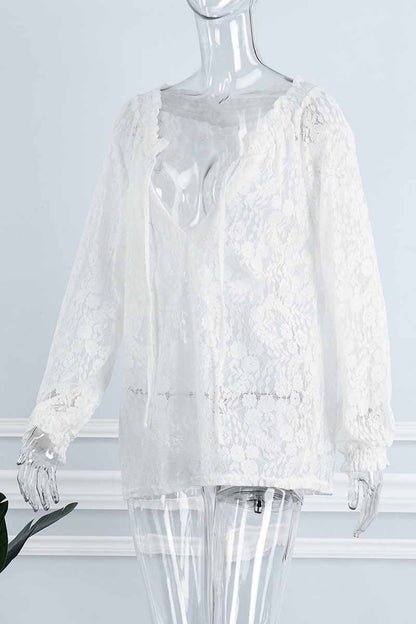 Blusa elegante de cuello en V con parches sólidos a la moda (4 colores)