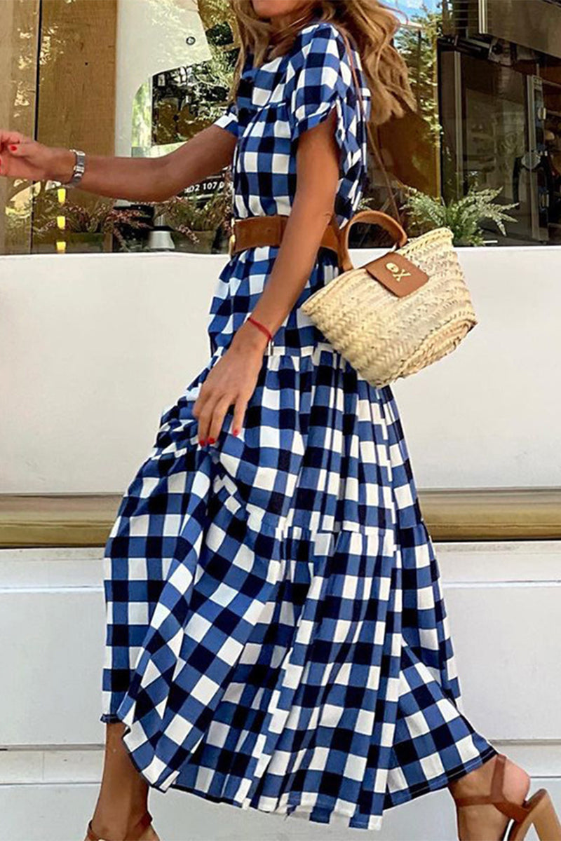 Dulces y elegantes vestidos a cuadros