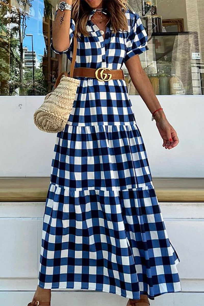 Dulces y elegantes vestidos a cuadros