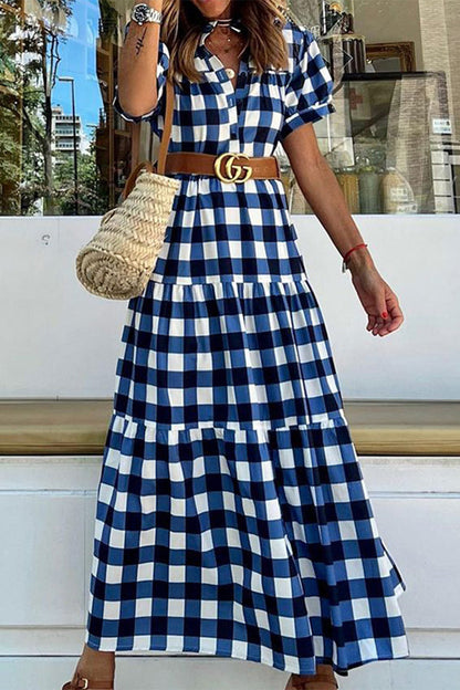 Dulces y elegantes vestidos a cuadros