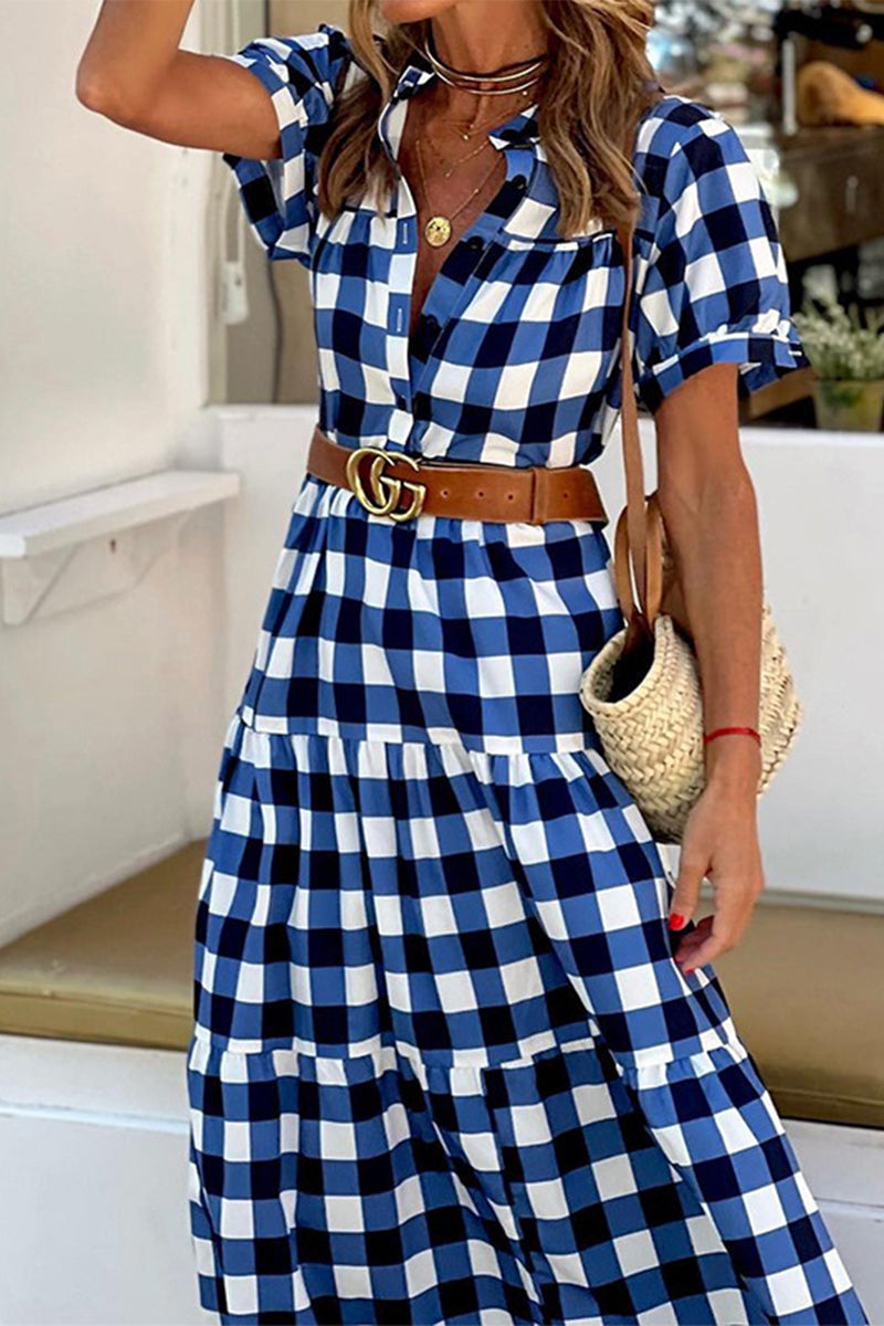 Dulces y elegantes vestidos a cuadros