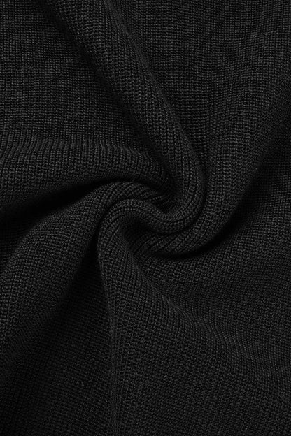 Conjunto informal de dos piezas con cuello vuelto, manga larga y frenillo liso (4 colores)