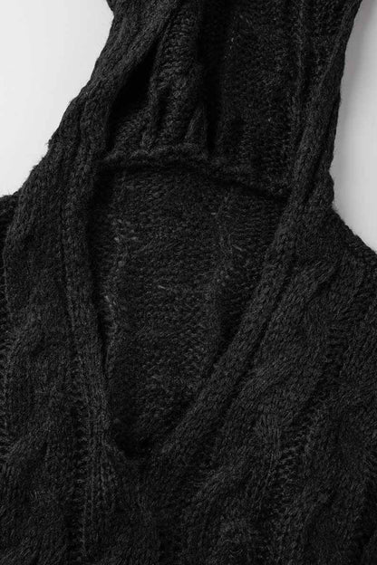 Suéteres con capucha y cuello de parches lisos de moda urbana (16 colores)