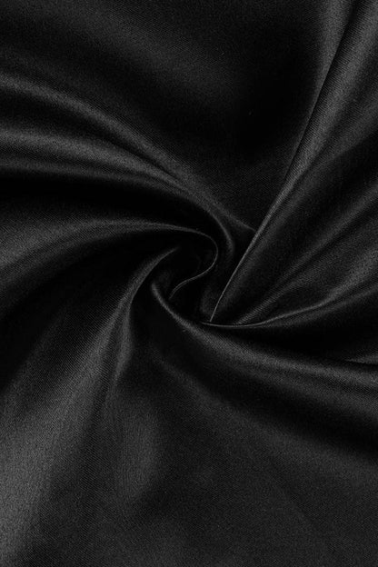 Elegante vestido de noche con cuello en V y lentejuelas lisas (6 colores)