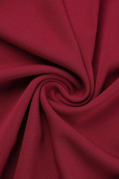 Elegante vestido de noche liso con abertura y escote en V (4 colores)