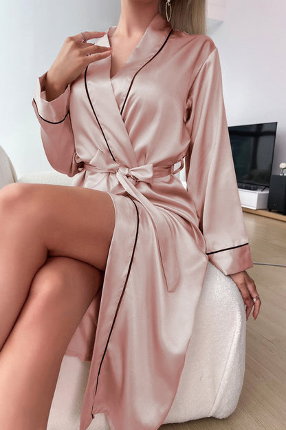 Pijamas de retazos sólidos de Sexy Living