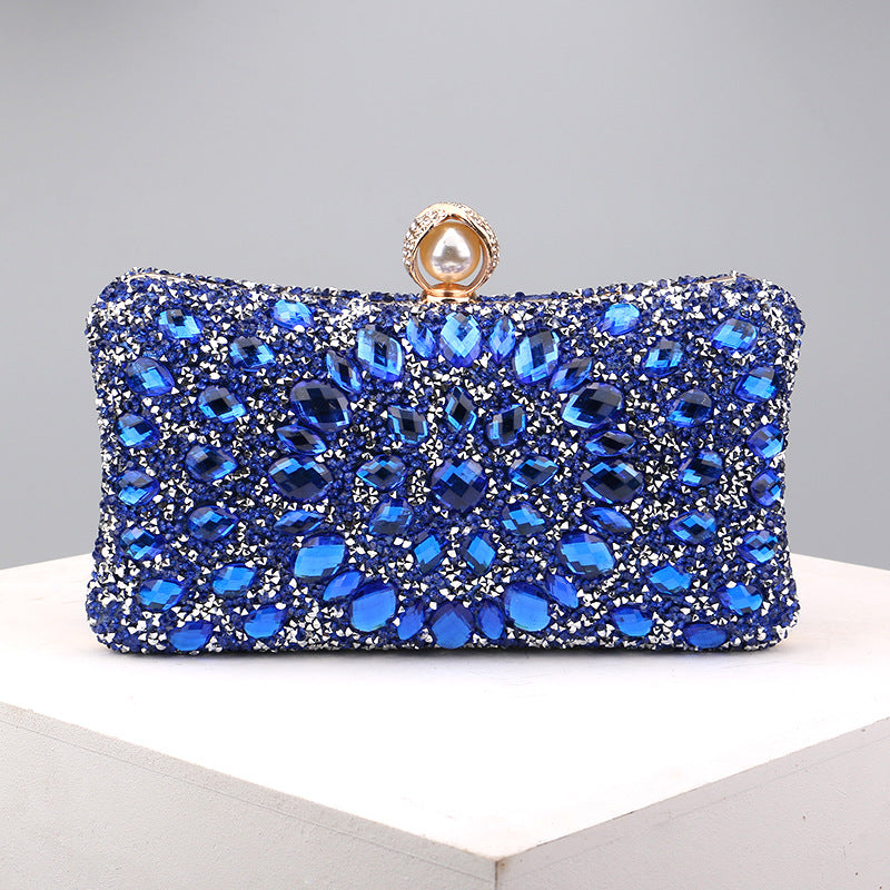 Casual Patchwork Chains Rhinestone Bags
