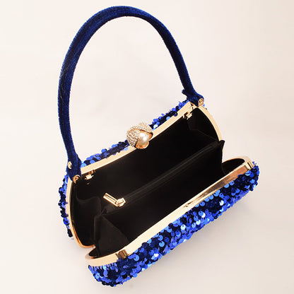 Bolsos formales de lentejuelas con patchwork