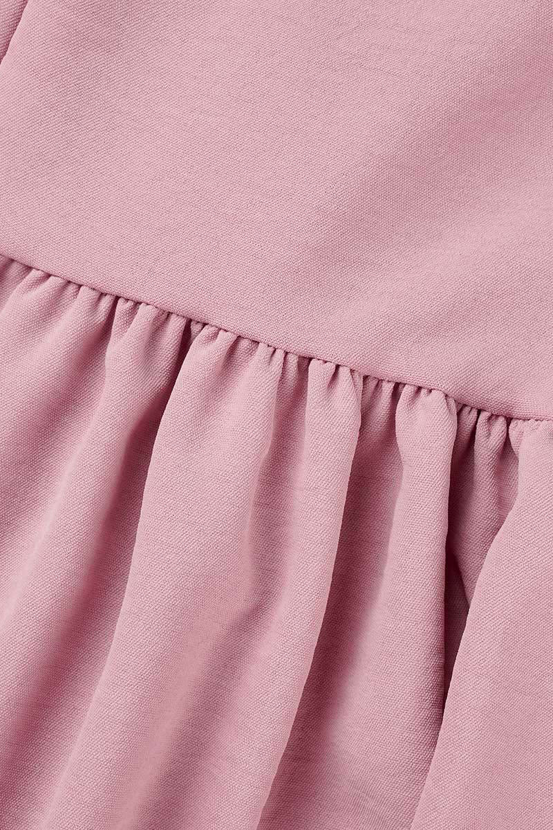 Elegante vestido de corte A, sencillo, liso, con lazo y hombros descubiertos (4 colores)