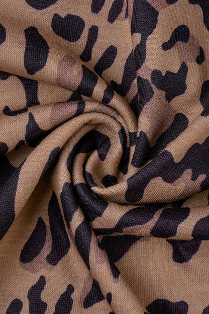 Pantalones casuales holgados con estampado de leopardo y patchwork (4 colores)