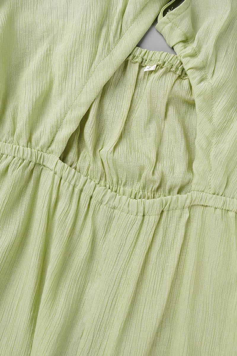 Monos casuales lisos con espalda descubierta y escote en V (3 colores)