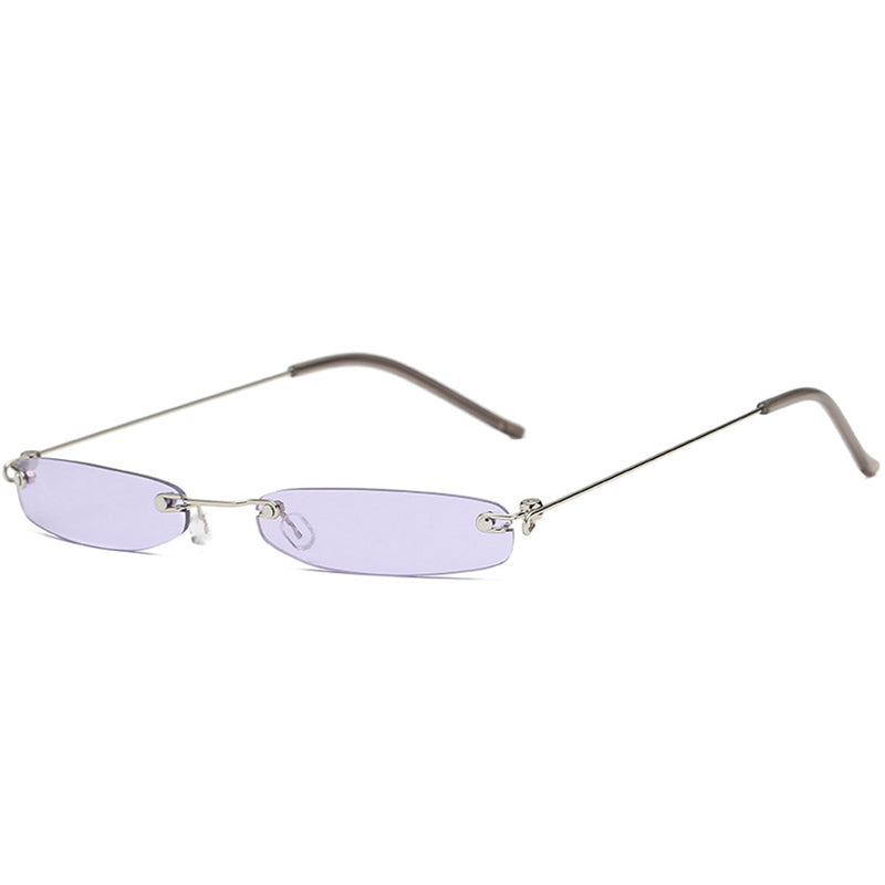 Gafas de sol casuales con parches sólidos