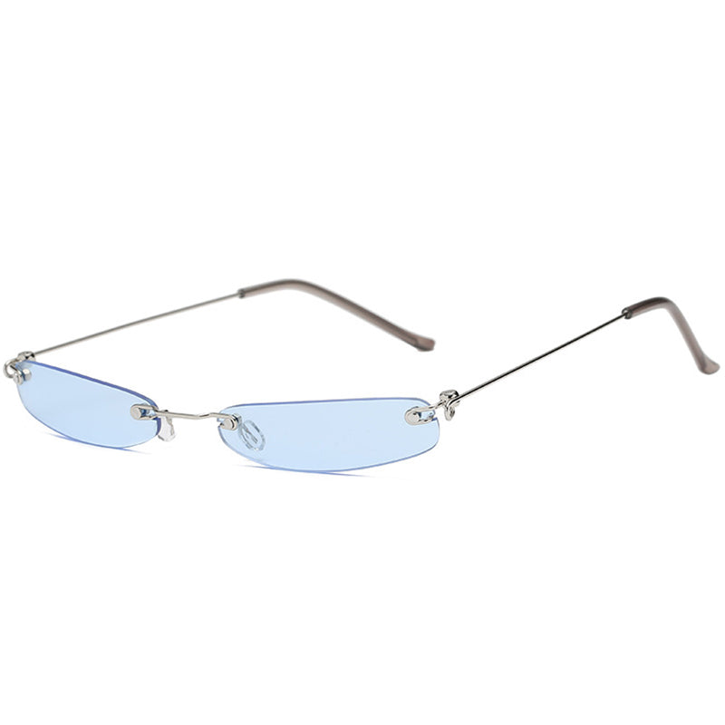 Gafas de sol casuales con parches sólidos