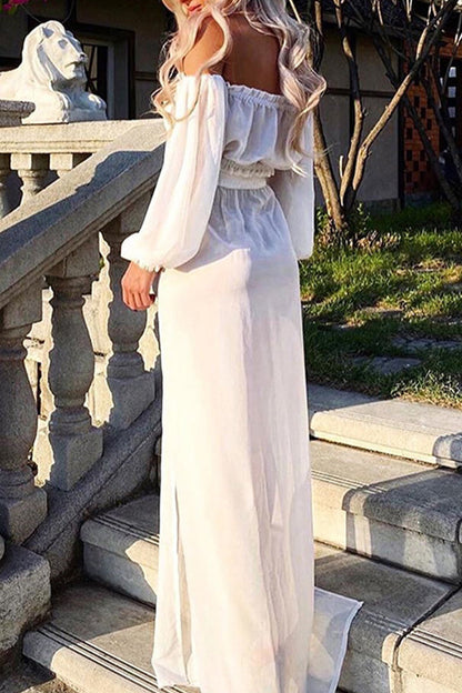 Traje de baño informal transparente de una pieza para vacaciones