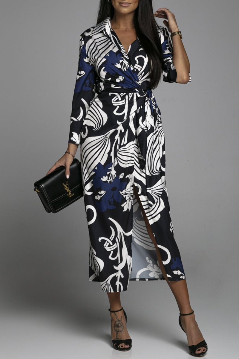 Vestidos elegantes con estampado universitario y bandage